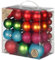 Inge-glas Weihnachtskugeln Kunststoff 4-8cm Mix 54er Set - bruchsichere Christbaumkugeln Weihnachtsbaumkugeln für Weihnachten - Christbaumschmuck & Weihnachtsbaumschmuck - Mille Fiori