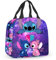 FYDZBSL Stitch Borse Termiche Porta Pranzo, Borsa Termica Porta Pranzo per Bambino Bambini Borsa Pranzo Portatile Cute Isolato Lunch Bag Riutilizzabili Lunch Cooler Bags Borsa Porta Pranzo