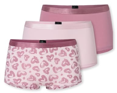 Schiesser Mädchen 3 PACK Unterwäsche Shorts hohe Passform - 95/5 Organic bio Baumwolle - Größe 92 bis 140