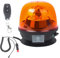AOHEWEI Luce di Emergenza LED Ambra Ricaricabile, Luci Stroboscopiche Wireless Magnetiche per Veicoli 12V/24V con Telecomando per Rimorchi Trattori Furgoni Carrelli Elevatori