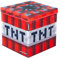 phoenix group AG Minecraft - Caja de asiento con espacio de almacenamiento, cubo TNT, rojo, 30 x 30 cm