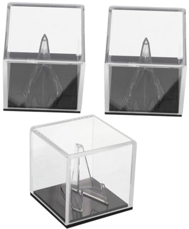 Milisten 3pcs Pick Holder Guitar Pick Storage Case Musical Instrument Transparent