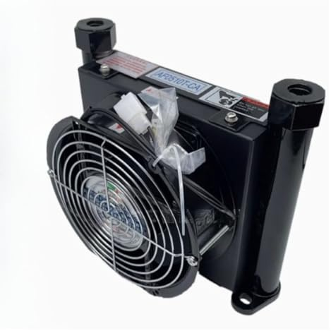 Refroidisseur d'huile hydraulique AF/AJ 0510T 1025T-CA, échangeur de chaleur, radiateur refroidi par air pour tour CNC, pompe à huile, grande surface de dissipation thermique (AF AJ1025T-CA-220V)