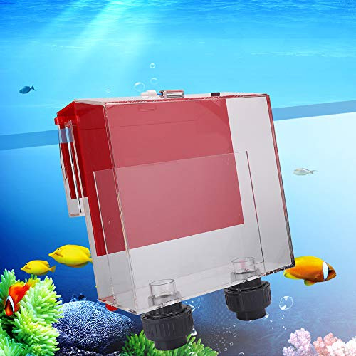 Jonlaki Selbststartender Überlaufkasten aus Acryl für Aquarien mit Leiser und Einfacher Handhabung