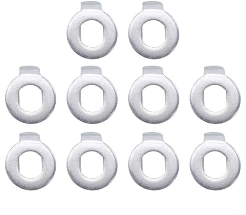 CashMuch 10Pc E-Scooters Front Wheel Motor Screw Washer Aluminum Nut Fixing Plate With Hook For Xiaomi For M365 Scooters Accessories