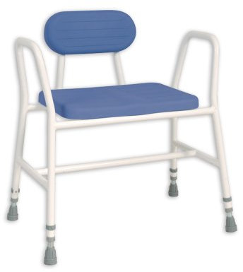NRS Healthcare Polyurethane Extra Wide Shower Stool