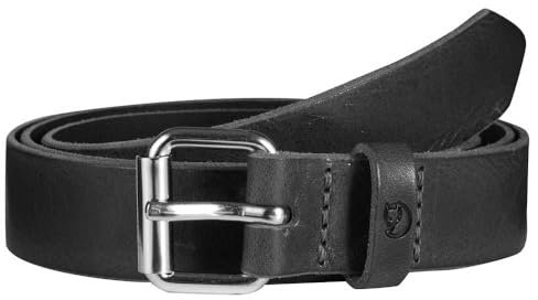 Fjällräven Unisex Singi 2.5 cm Gürtel, Black, 95 cm