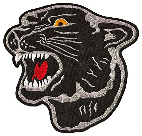 Aufnäher zum Aufbügeln, Black Panther Medium.
