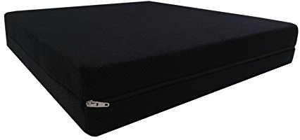 Dibapur® Ortho Kissen: Orthopädisches Sitzkissen aus Kaltschaum mit Abnehmbarem Bezug, Sitzerhöhung für Bürostuhl, Rollstuhl, Auto, Gartenstuhl (45 x 45 x 6 cm)