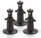 Wasserstein Adjustable Metal Wall Mount Compatible with Blink Outdoor, Blink Outdoor 4 & Blink XT2/XT Camera (3-Pack, Black)