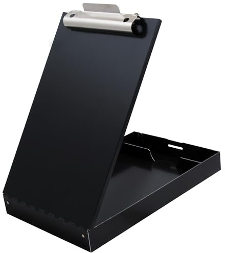 Saunders Redi-Rite Recycled Aluminum Storage Clipboard - Black - Letter Size (11018)