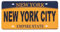 New York City targa frigorifero magnet- NYC souvenirs