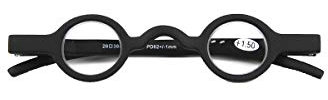 Agstum Cute Readers Kleine runde Vintage Lesebrille mit Federscharnier
