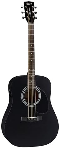 CORT Westerngitarre, AD810, Black Satin