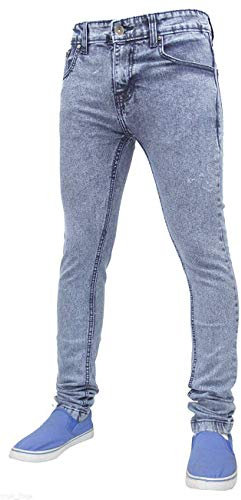 G-72 Denim True Face Mens 021 Skinny Jeans Ice Blue Waist 30 L