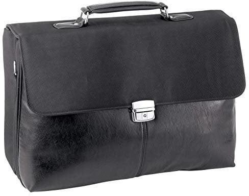 Aktentasche-Arbeitstasche-Umhängetasche-Tasche Schwarz 44 x33x15cm–Bowatex