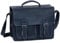 Greenburry Aktentasche Leder Schultasche XL Lehrertasche Tasche New Buffalo blau Damen Herren Schule Uni Arbeit