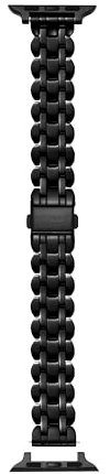 Kate Spade New York Women's Stainless Steel Apple Watch Band Strap 38mm 40mm Color: Black (Model: KSS0066)