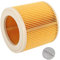 Vikye Filtre d'Aspirateur, Pièce Filtre à Cartouche pour Aspirateur Karcher A2004 A2054 A2204 A2656 WD2.250 WD3.200 WD3.30 Cartouche Filtre, Cartouche Aspirateur Filtre