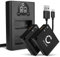 CELLONIC, Battery for Camera compatible with Leica D-LUX 7, (Typ 109), BP-DC15, BP-DC15-E (7.4V, 980mAh) 2 Pieces + Dual Charger