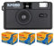 Ilford Sprite 35-II Reusable 35mm Film Camera (Black) with 3-Pack Kodak UltraMax 400 FIlm Analog Film Bundle (4 Items)