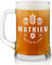 Maverton Chope à Bière Gravée - Contenance : 50 cl – Verre à Bière Personnalisé avec Anse - Souvenir pour les Amateurs de Bières – Cadeau Anniversaire Homme - Idee Cadeau Homme - fan