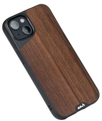 Mous for iPhone 13 Case MagSafe Compatible - Limitless Walnut - Shockproof | Mous for iPhone 13 Case MagSafe Compatible - Limitless 4.0 - Walnut - Protective iPhone 13 Case - Shockproof Phone Cover