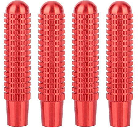 Car Door Lock Knob, Car Door Lock Knob Pin, 4pcs Car Door Lock Pin Knob Cover Fit for Mercedes Benz A B E CLA GLA GLC GLK Class(Red)