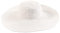 Chapeau de soleil en paille à large bord pour femme - Protection UV UPF 50 - Chapeau de soleil pliable - Protection UV - Protection UV - UPF 50 - Blanc, blanc, Taille unique