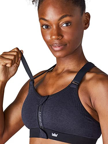 SHEFIT Low Impact Sport-BH für Damen, Heathered Indigo, XX-Large
