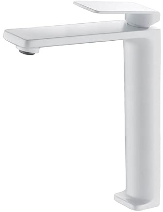 KOES - Grifo de lavabo alto modelo FIYI acabado blanco mate