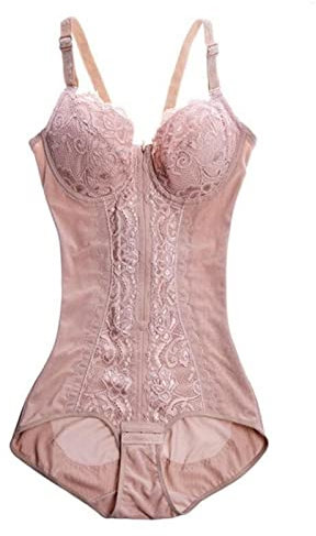 Fujian Friday Body Shapewear Donne Full Body Shaper Vita Trainer Corsetto Cerniera Con Tazza Push Up Pancia Controllo Mutandine Dimagrante Biancheria Intima