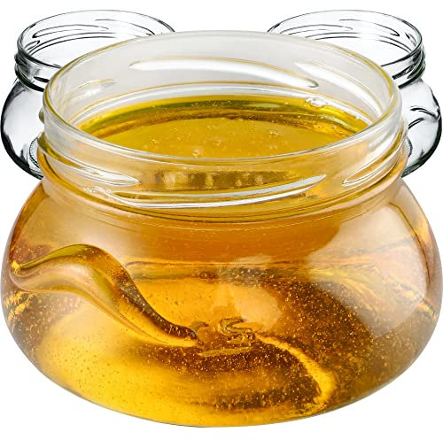 KADAX 100st kleine Einmachgläser 300 ml, Miniaturgläser für Honig und Gewürze, Marmeladengläser mit Deckel, Luftdichte Gläschen zum Verschenken (Ohne Deckel)