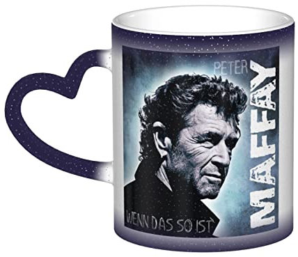 Peter German Maffay Farbwechsel Tasse in The Sky Musikalische Kaffeetasse Keramik Kaffeetassen Kreative Geschenke Tasse zum Verschenken Tolle Tasse Lustige Reise Tee Geschenk Geburtstag Männer Fraue