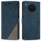 SONWO Etui Coque pour Honor 50 Lite, Protection Housse en Cuir PU Portefeuille Livre pour Honor 50 Lite, Emplacements Cartes, Fonction Support, Bleu