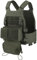 KRYDEX GEAR FCS Tactical Vest Plate Carrier Low Profile Airsoft Vest Adjustable MOLLE Plate Carrier Chest Protector for Paintball Game Training Outdoor Hunting CS (Ranger Green)