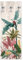 Lupia - Appendiabiti da Parete Banana Leaves, Design Unico Salvaspazio, 5 Ganci Inclusi, Facile Montaggio, Adatto a Tutti Gli Ambienti, 46x125 cm, Legno, Made in Italy, Beige