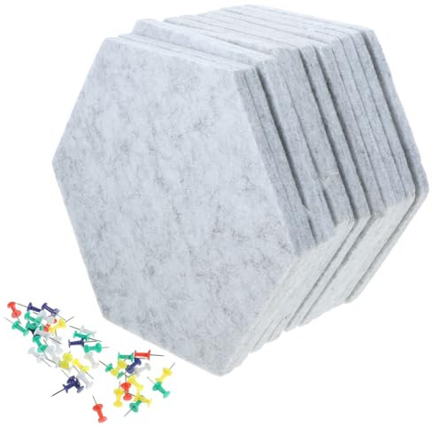 NUOBESTY 1 Satz kinderzimmer wanddeko wandpolsterung kinderzimmer schulzeug Fotofilzbrett Filzwand Fliese kreatives schwarzes Brett Filzmatte Mittel gefühlt Filzstoff Stichplatte Werbetafel