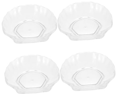 Ciieeo 4 Piezas Jabonera de Concha Soporte para jabonera Bandeja de Conchas de mar jabón Bandeja de baño jabonera para Fregadero jabonera de baño Familiar caparazón Secadora champú envase