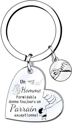 LKJHGF Cadeau Veux tu etre mon parrain Porte Clé Parrain Cadeau Parrain Demande Personnalisé décapsuleur Anniversaire cadeau parrain bapteme