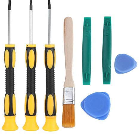 Beufee Kit De Herramientas De Reparación De 8 Uds, Herramientas De Reparación De Consolas De Juegos, Juego De Destornilladores con Destornillador De Estrella para Xbox 360