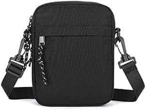 UieaMsio Herren Handy Schultertasche,Umhängetasche Herren, Herren & Damen Klein Crossbody Bag,Seitentasche Kuriertasche Männer Tasche für Tägliches