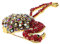 WESIEVYA Broschennadel Für Kleidung Hochzeitsbrosche Braut Brosche Tierbroschen Zubehör Abs Kristalldekor Mädchen Broschen Flamingo-brosche Damen Brosche Brautaccessoires Bling Dekor Rot