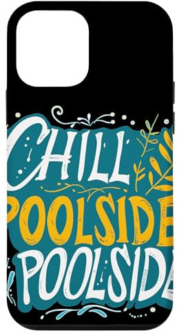 Coque pour iPhone 12 mini Superbe bord de piscine en été pour les amateurs d'eau et de piscine