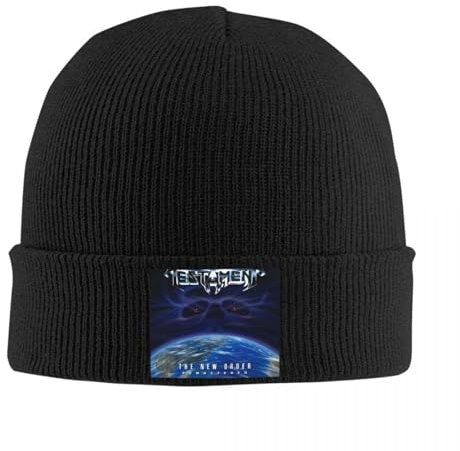 Mode Testament Die Ordnung Strickmütze für Frauen Männer Mütze Herbst Winter Hut Thrash Metall Rock Warme Melone Kappe im Freien Geschenk