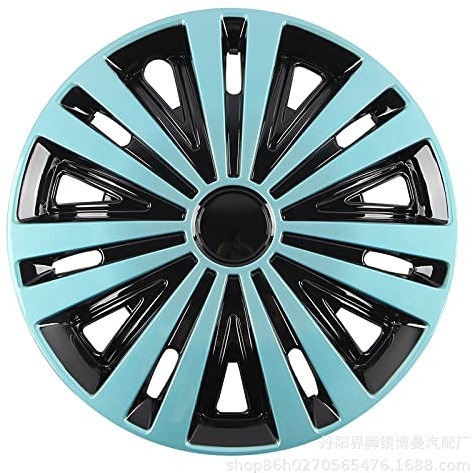 Tapacubos de 12,13,14,15 pulgadas, accesorios de repuesto para tapacubos (verde, 13 pulgadas)