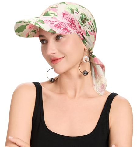 ZLYC Damen Beanie Chemo Headwear Brim Visor Hat