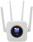 Generic Routeur WiFi 4G, Strong Signal 4 Antennas 4G LTE Wireless Router 300 Mbps avec Fente de Carte SIM pour Le Bureau (Prise UE)