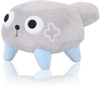 QXCFTW Dandy's World Plush, Pebble Plush Stuffed Animal, Soft Huggable Companion for Kids and Adults, 9.45x6.69in Cute Decor Plushie for Bedroom and Gifts