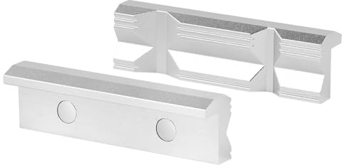 SWAWIS 1 Coppia Ganasce Protettive per Morsa 100mm in Alluminio